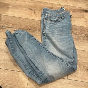 High rise, skinny jeans, not ripped, madewell, size 27